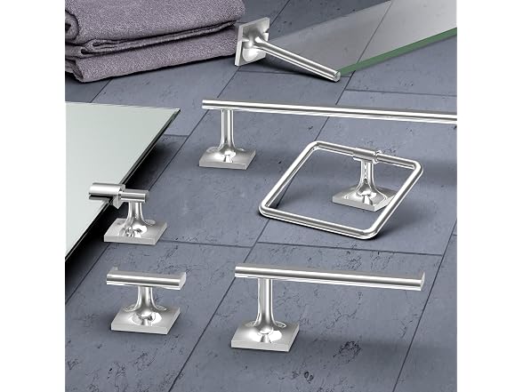 Gatco 5580 Waterline Towel Bar, 24 Inch, Chrome