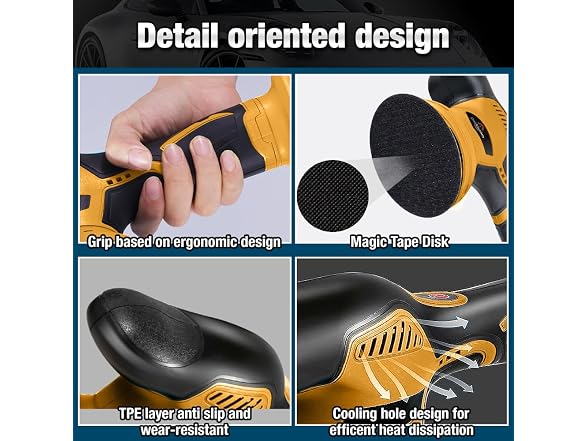 Darkboom Cordless Buffer Polisher 2.0Ah