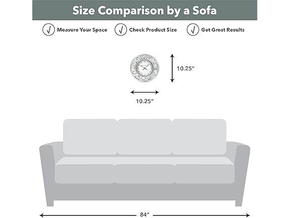 FirsTime Arabesque Mosaic Wall Clock