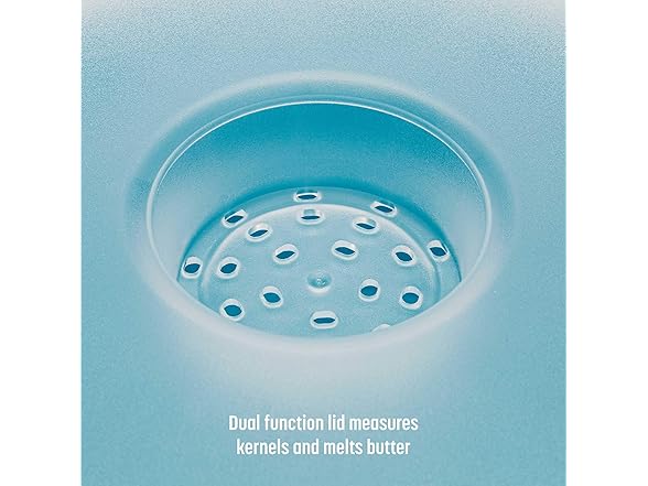 Goodful Silicone Popcorn Popper, Blue