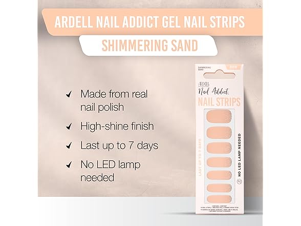 Ardell Nail Addict Nail Strips, 1 Pack
