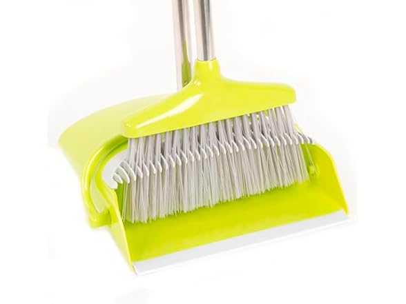 Heavy Duty Broom and Dustpan Combo Set