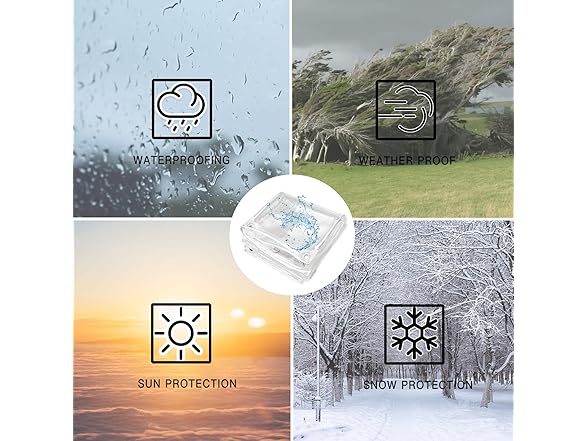 LC&QS Clear Tarps Heavy Duty PVC, 10' x 12