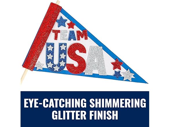 Fun Express Team USA Pennant Flag Craft Kit