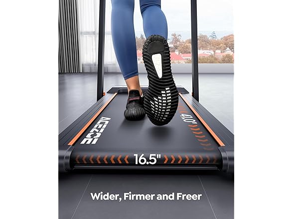 Acezoe 2 in 1 Foldable Treadmills 12 HIIT