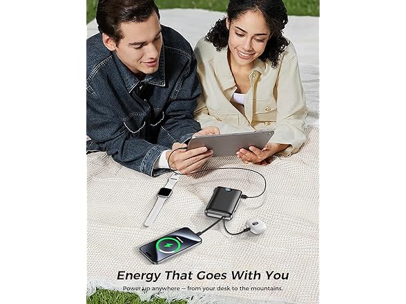 SUCROSEY Portable Charger with Plug