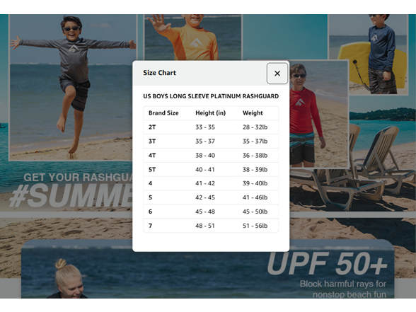 Kanu Surf Boys' Platinum Long Sleeve Rash Guard
