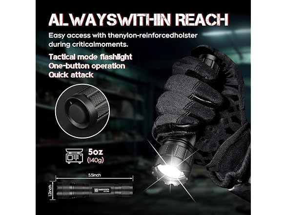 SABERTOOTH Tactical Flashlight