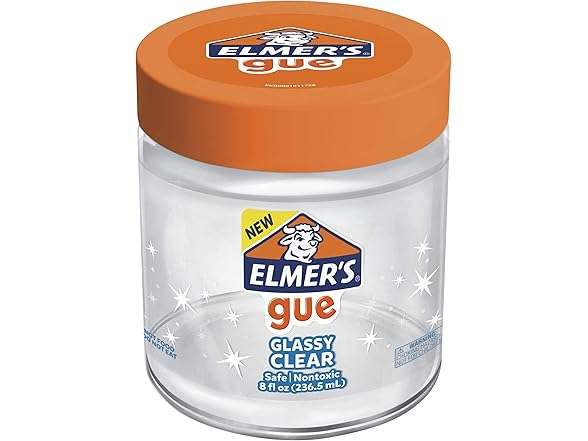 Elmer's Gue Glassy Clear Slime 8oz