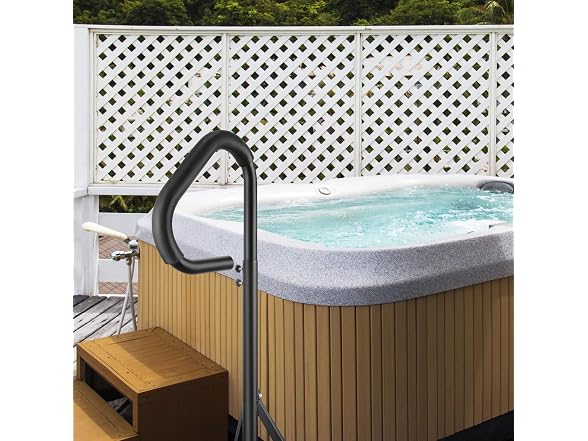 Hot Tub Handrail, 360 Rotatable Spa Side