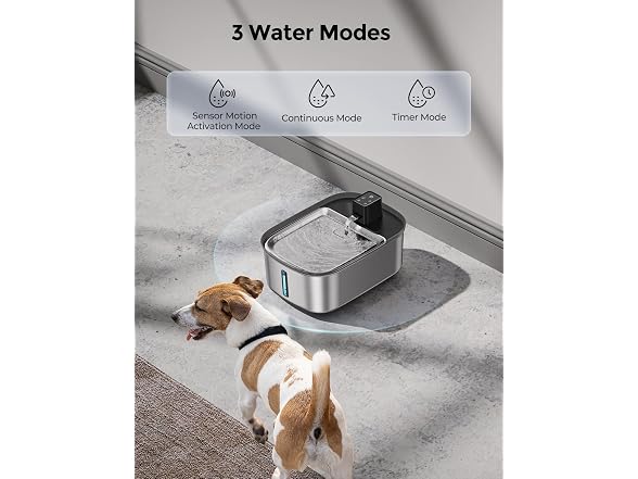 Chumajor Wireless 7.5l/254oz/2Gal Dog Water