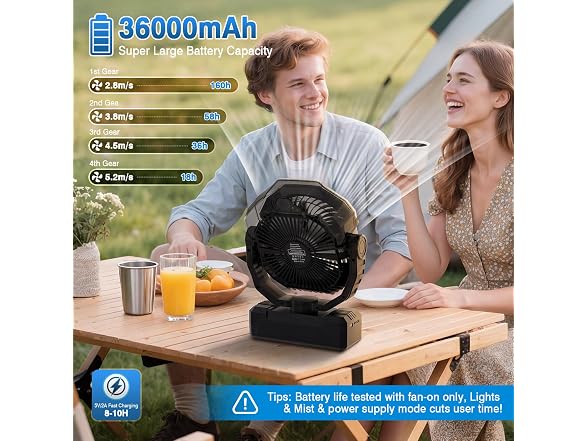 AVAVO Portable Misting Fan