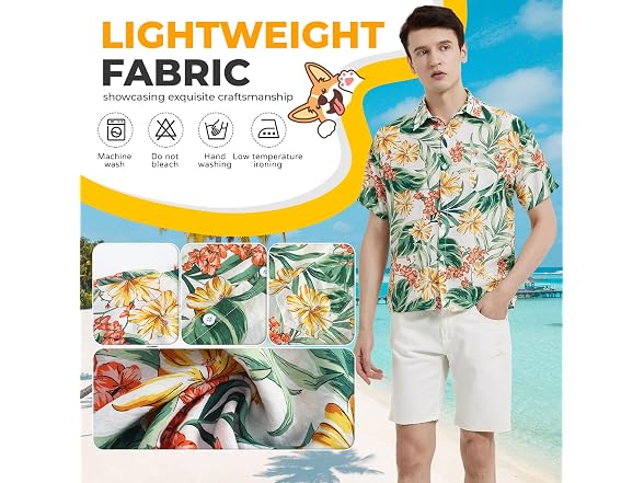 Dog Shirt Hawaiian Dog and Cat Summer T-Shir