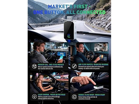 SPIRITIME Wireless CarPlay Adapter