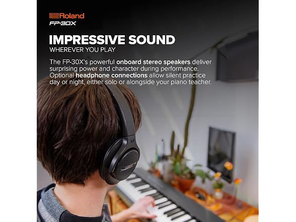 Roland FP-30X Digital Piano with Speaker