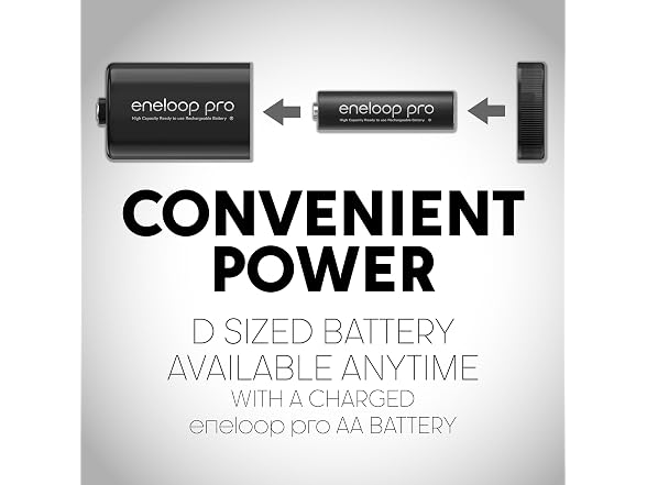 Eneloop Pro Battery and Adapter Combo
