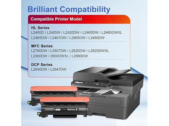 Toner Kingdom Compatible TN830XL TN830 Toner