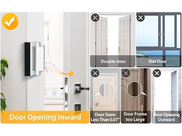 EverPlus EPDL-S1B1-2P Door Reinforcement Lock 2 Pack