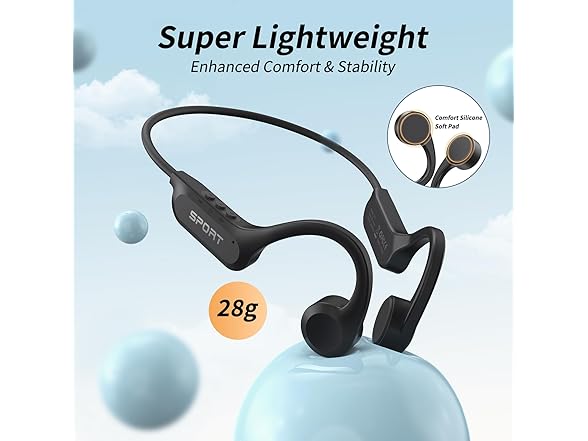 CXK Bone Conduction Headphones Bluetooth 5.4