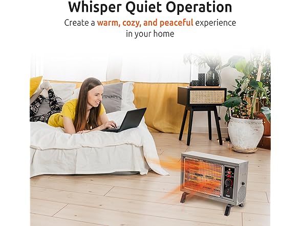 EZ-HEAT Portable Electric Radiant Space Heater