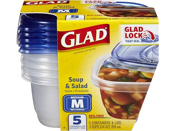 Glad Food Storage Containers