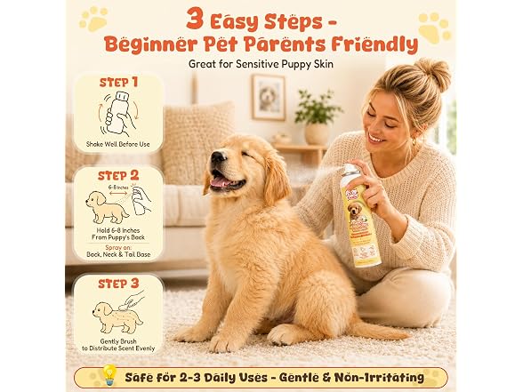 Kiddix Dog Perfume Spray for Puppy 6.1