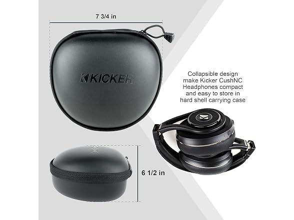 Kicker CushNC Over-Ear Bluetooth