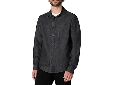 $9.99, Was $24.90, 59% Off! Amazon Essentials Mens LS Denim Shirt dealfomo