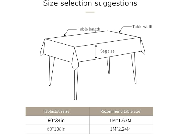 Rect Table Cloths 60x84inch, Vintage