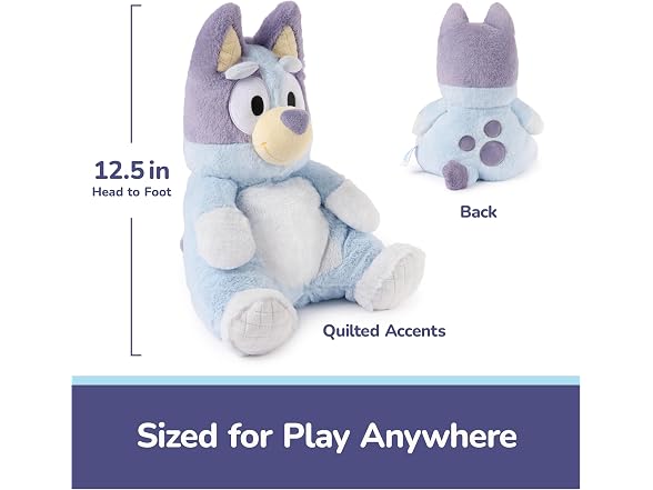 GUND Bluey Official Oh So Snuggly Bluey 12.5-Inch