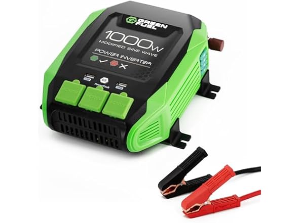 GREEN FUEL AD20003G 1000W Power Inverter
