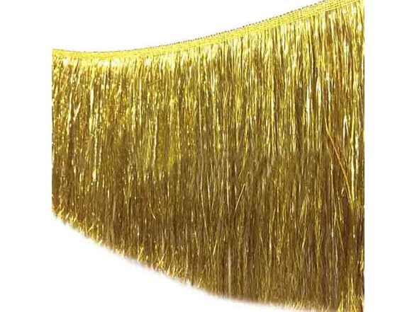 10 Yards 8 Inch Wide Metallic Fringe Trim