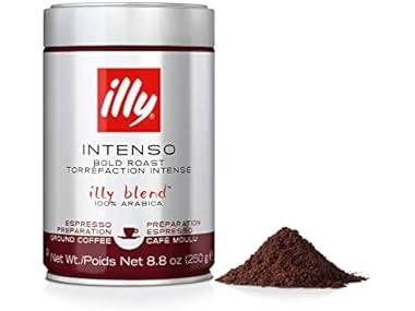 $8.99, Was $15.59, 42% Off! DNL ILLY Scuro Ground Coffee (1ct) dealfomo