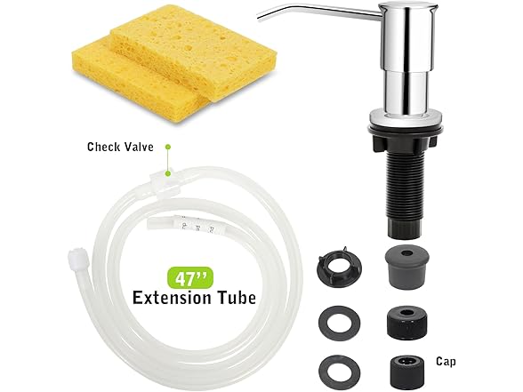 JOMSPOA Soap Dispenser for Kitchen Sink