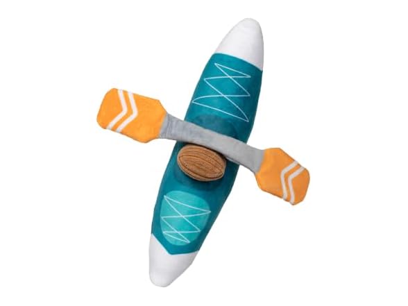 Fringe Studio Go with the Flow Plush Dog Toy, Kayak