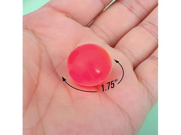 Assorted Neon Bouncing Rubber Balls