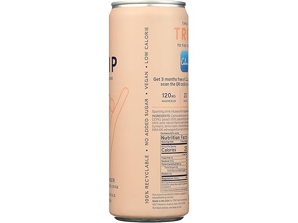 Account Peach Ginger Sparkling Water 