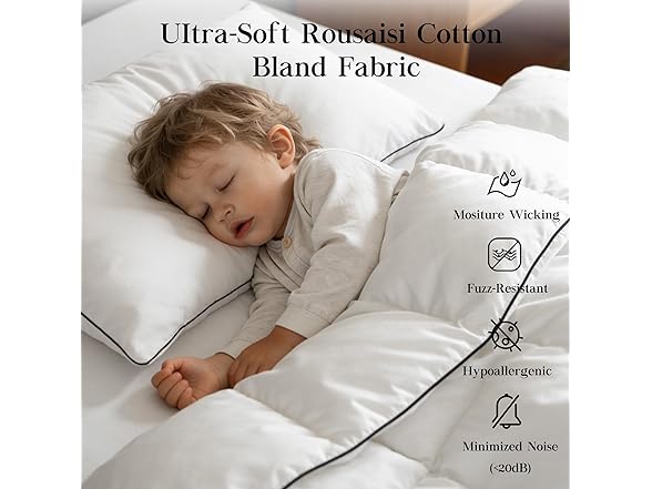 White Feather Down Comforter Twin