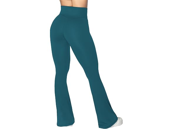 Sunzel Flare Leggings 30in M Deep Teal