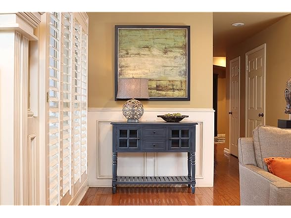 Decor Therapy Morgan 2-Door Console Table
