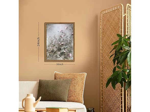 Framed Vintage 3D Textured Wall Art