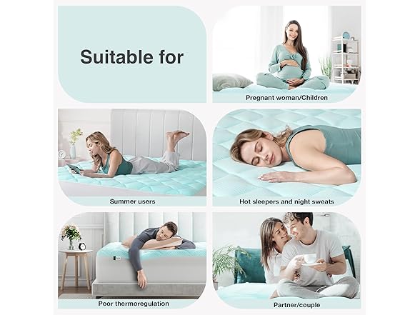 Novilla Dual-Layer Memory Foam Topper