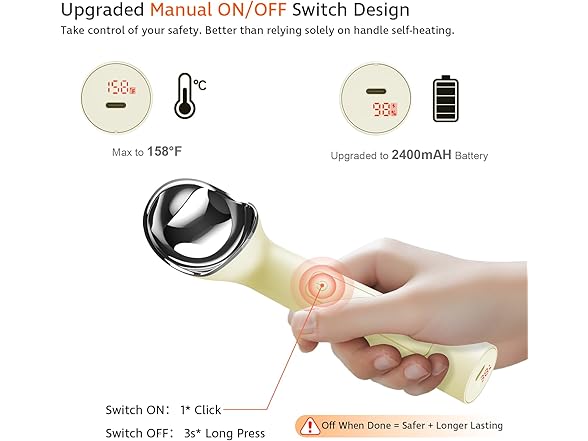 Cloukily Heated Ice Cream Scoop
