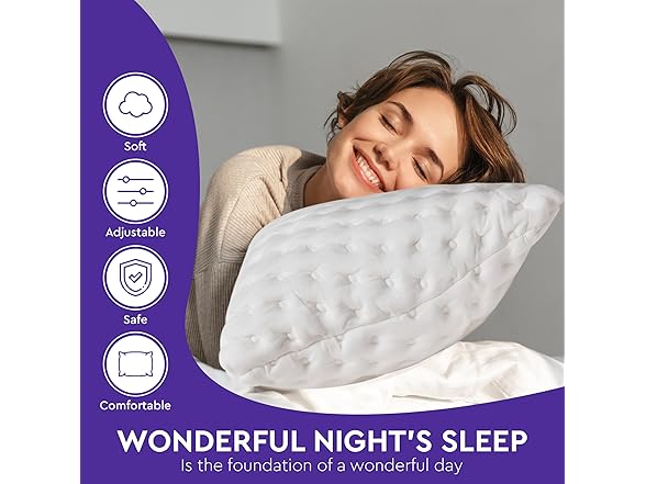 Slumberfy Side Sleeper Pillow Queen Size