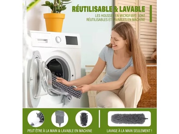 9-in-1 Microfiber Duster Kit