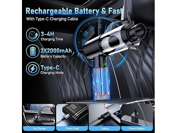 Yedop Portable Car Vacuum