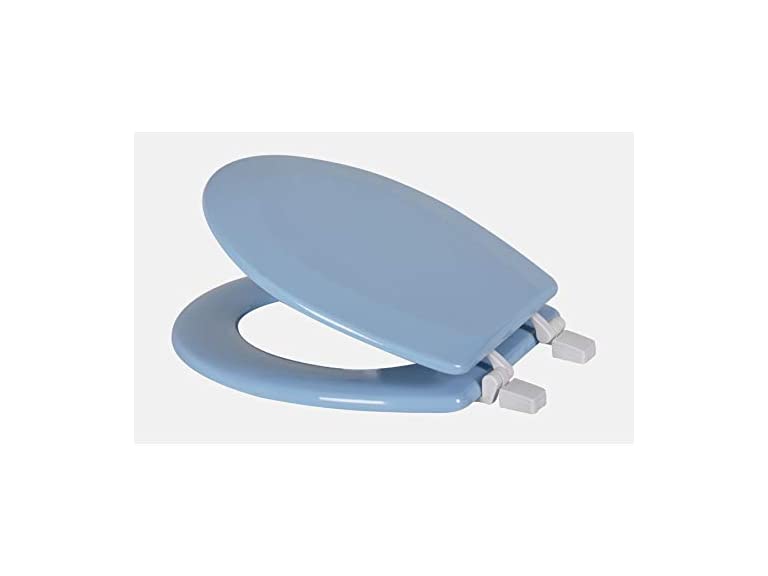 J&V Textiles 808-LB Toilet Seat With Beveled Edge Light B