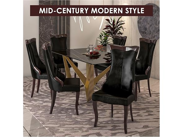 Leisuremod NC20BL Novara Dining Chair