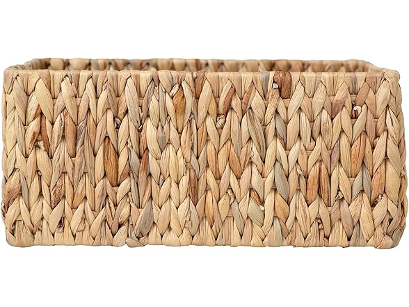 JS HANGER Large Woven Rattan Storage Basket 