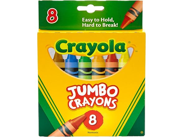 Crayola Jumbo Crayons - 8-Per Box